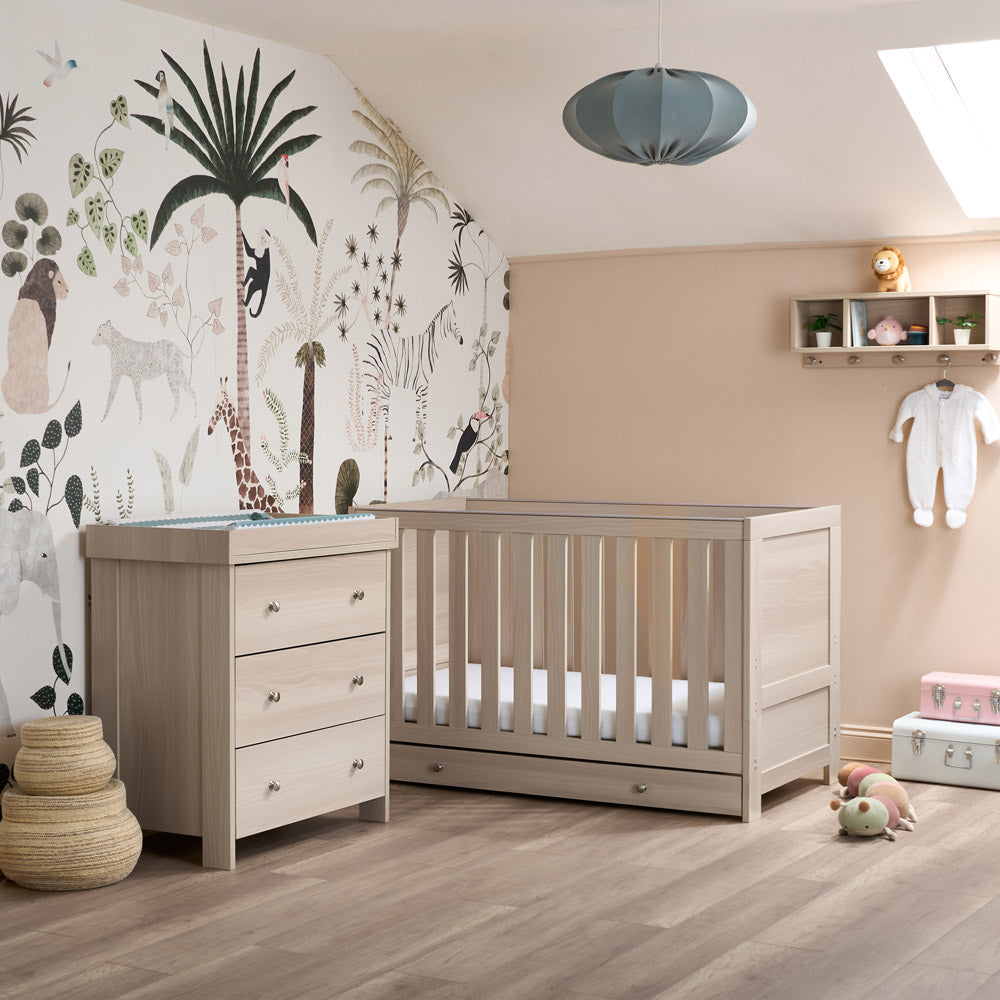 Obaby Nika 140 x 70cm Under Drawer - Aspen