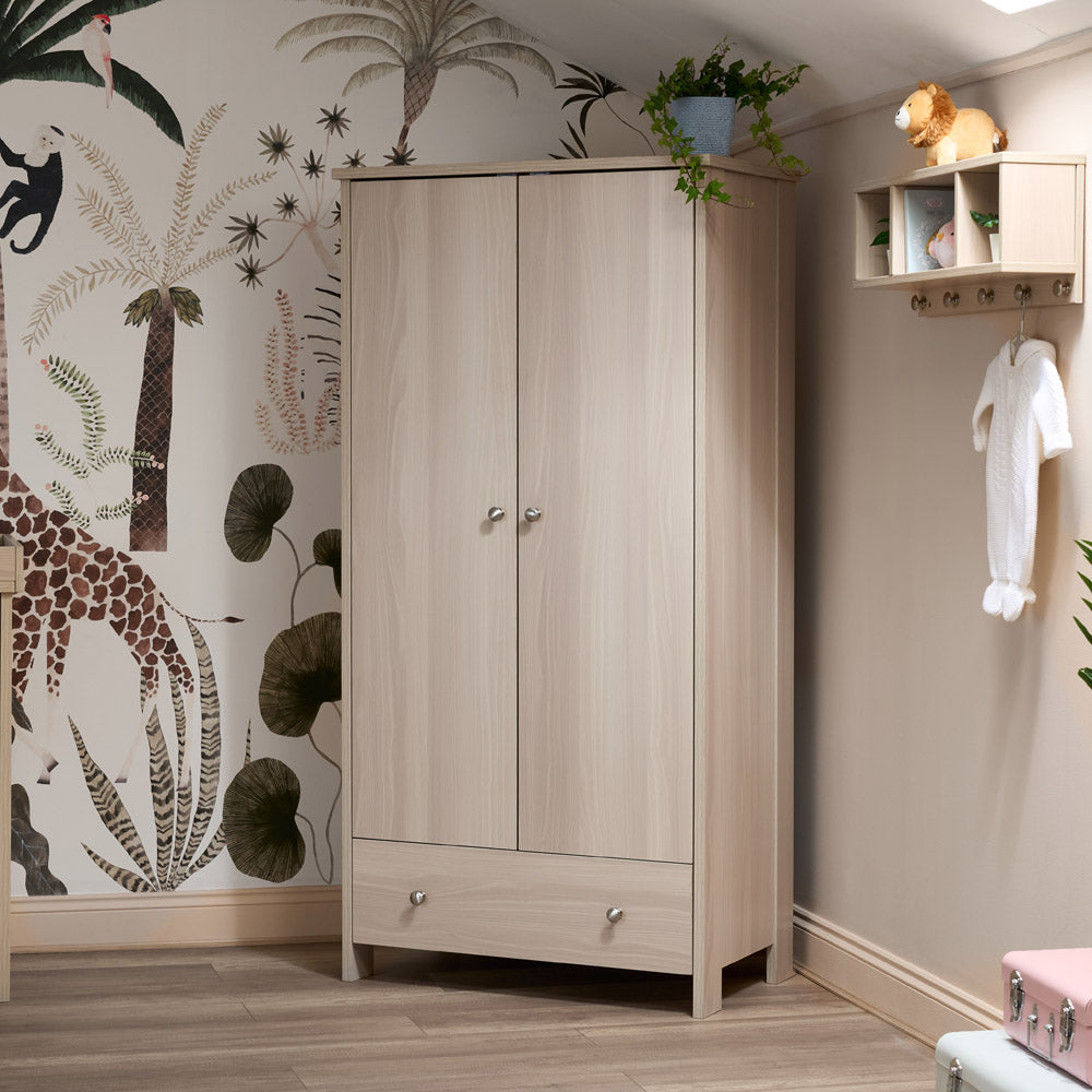 Obaby Nika Double Wardrobe - Aspen