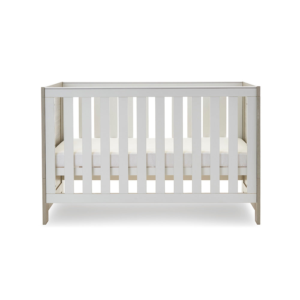 Obaby Nika Mini 3 Piece Room Set - Grey Wash & White