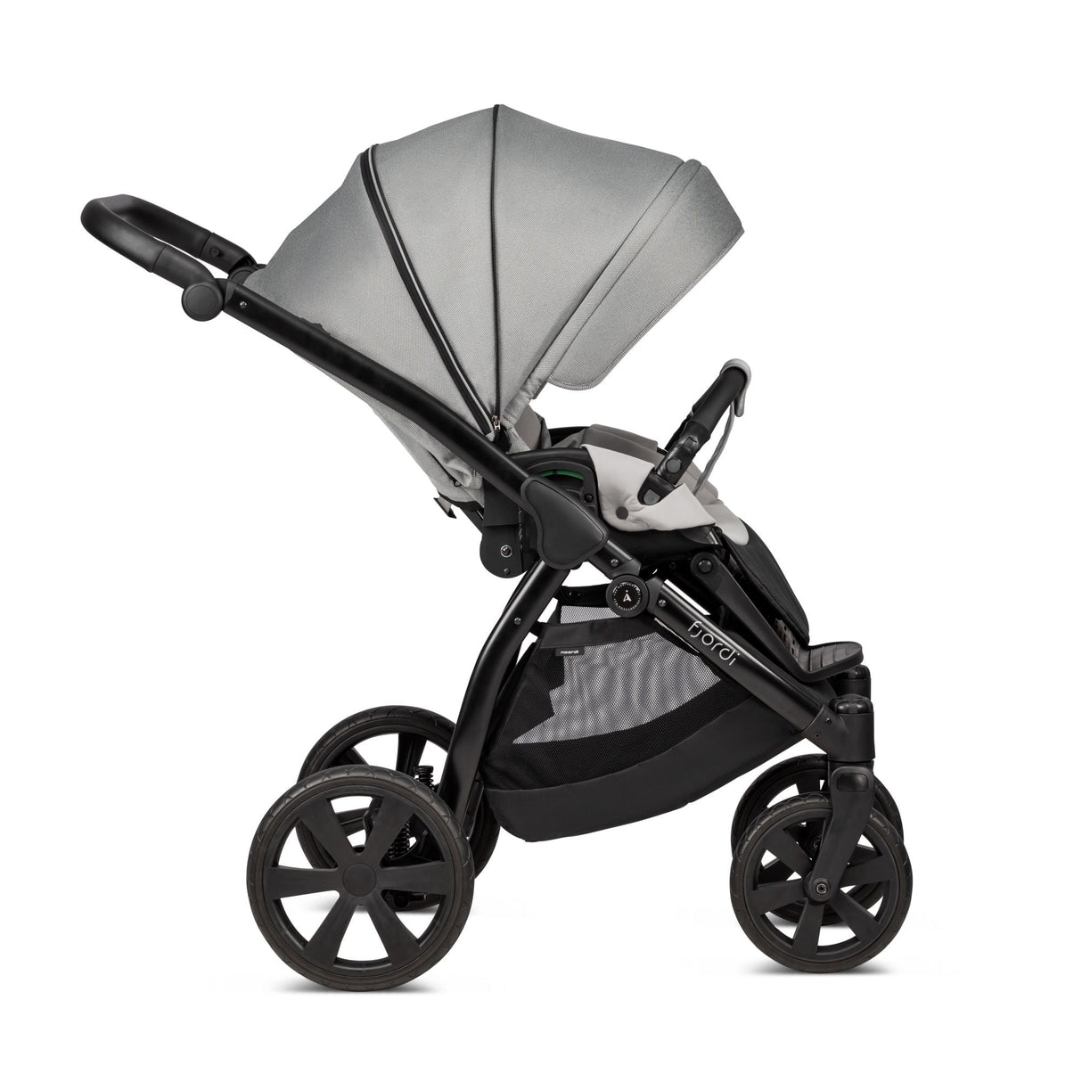 Noordi Fjordi V1 3in1 with Joie i-Snug 2 Car Seat, Grey