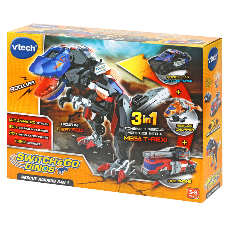 VTech Switch & Go Dinos® Rescue Raiders 3-in-1