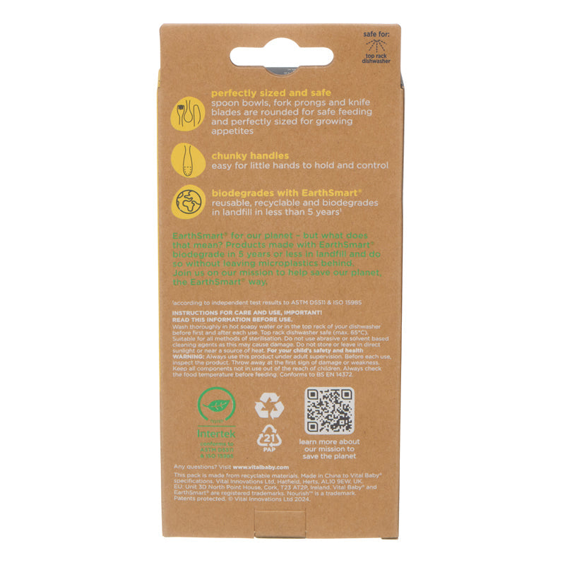 Vital Baby Nourish Perfectly Simple Cutlery 15Pk