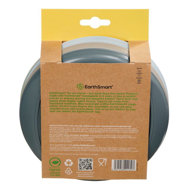 Vital Baby Nourish Perfectly Simple Plates 5Pk