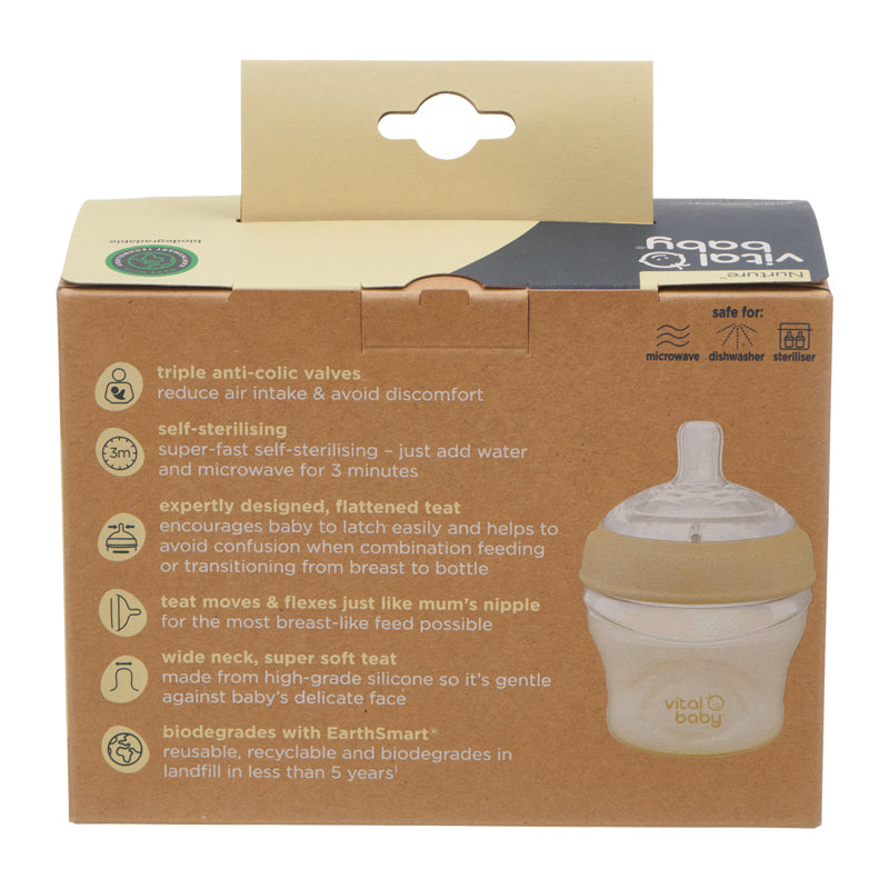 Vital Baby Nurture Breast Like Bottle 150ml 2Pk