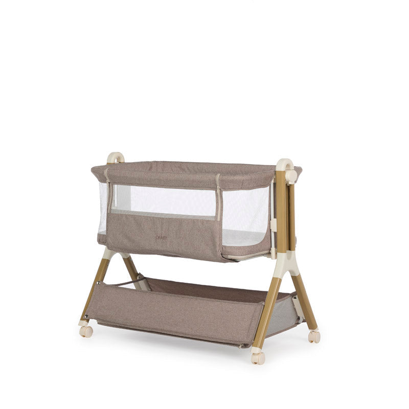 Obaby Cloud Bedside Crib - Nutmeg