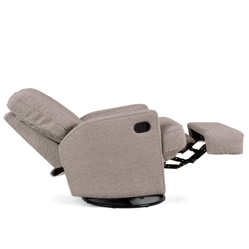 Obaby Madison Glider Recliner Chair – Chenille Mushroom