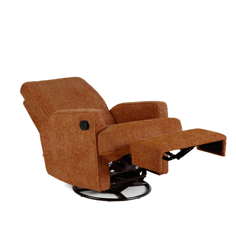 Obaby Madison Glider Recliner Chair - Chenille Marmalade