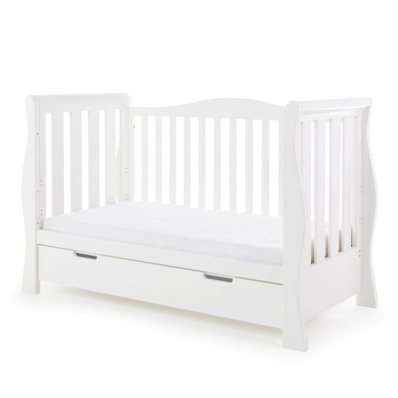 Obaby Stamford Luxe Sleigh 2 Piece Room Set - White