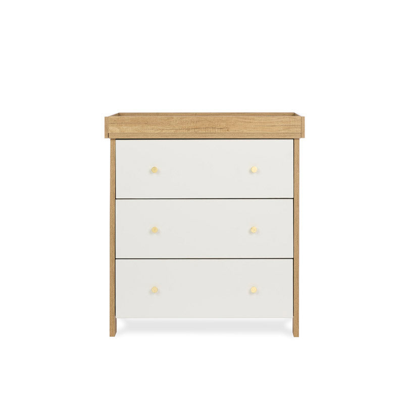 Obaby Nika 2 Piece Nursery Room Set - Oak & White