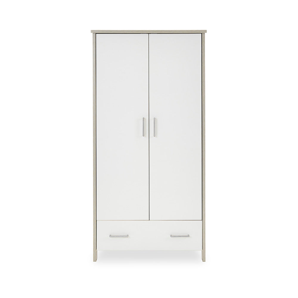Obaby Nika 3 Piece Room Set - Grey Wash & White