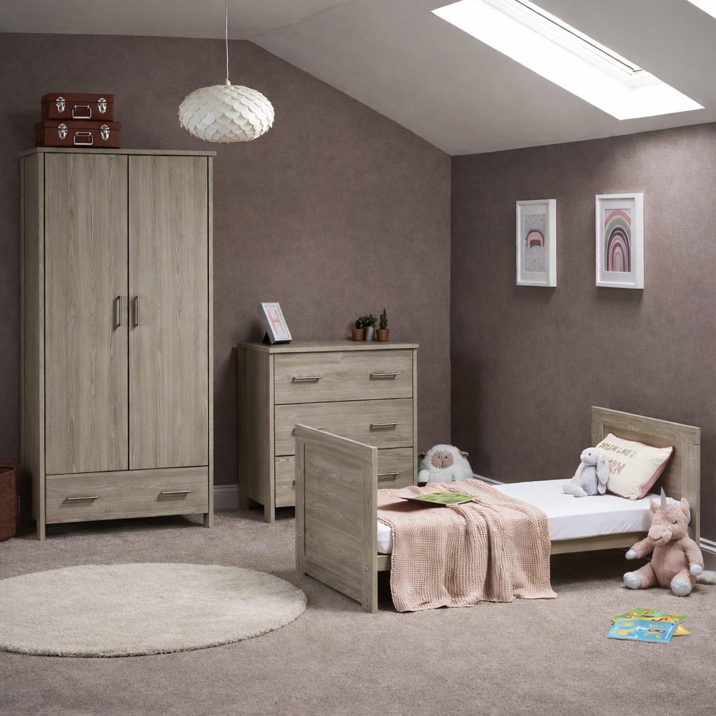 Obaby Nika 3 Piece Room Set - Grey Wash