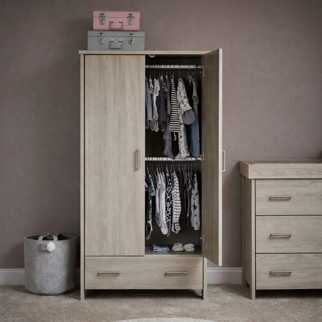 Obaby Nika 3 Piece Room Set - Grey Wash