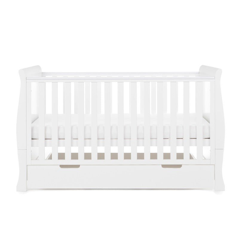 Obaby Stamford Classic Sleigh 3 Piece Room Set - White