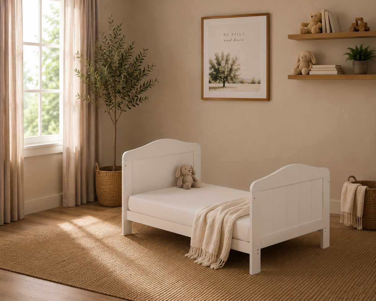 Obaby Whitby Cot Bed - White