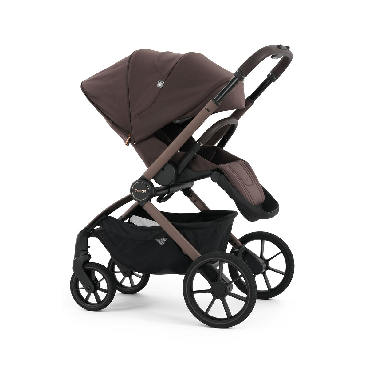 Oyster Vee Pushchair & Accessory Bundle - Chocolate