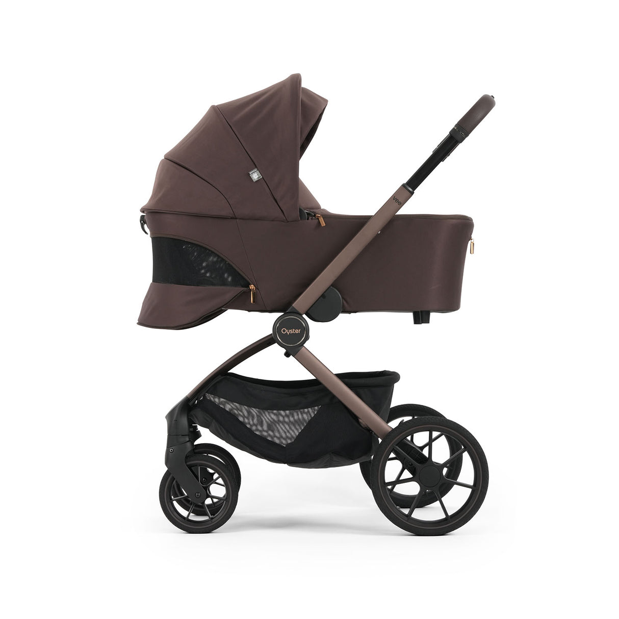 Oyster Vee Pushchair & Accessory Bundle - Chocolate