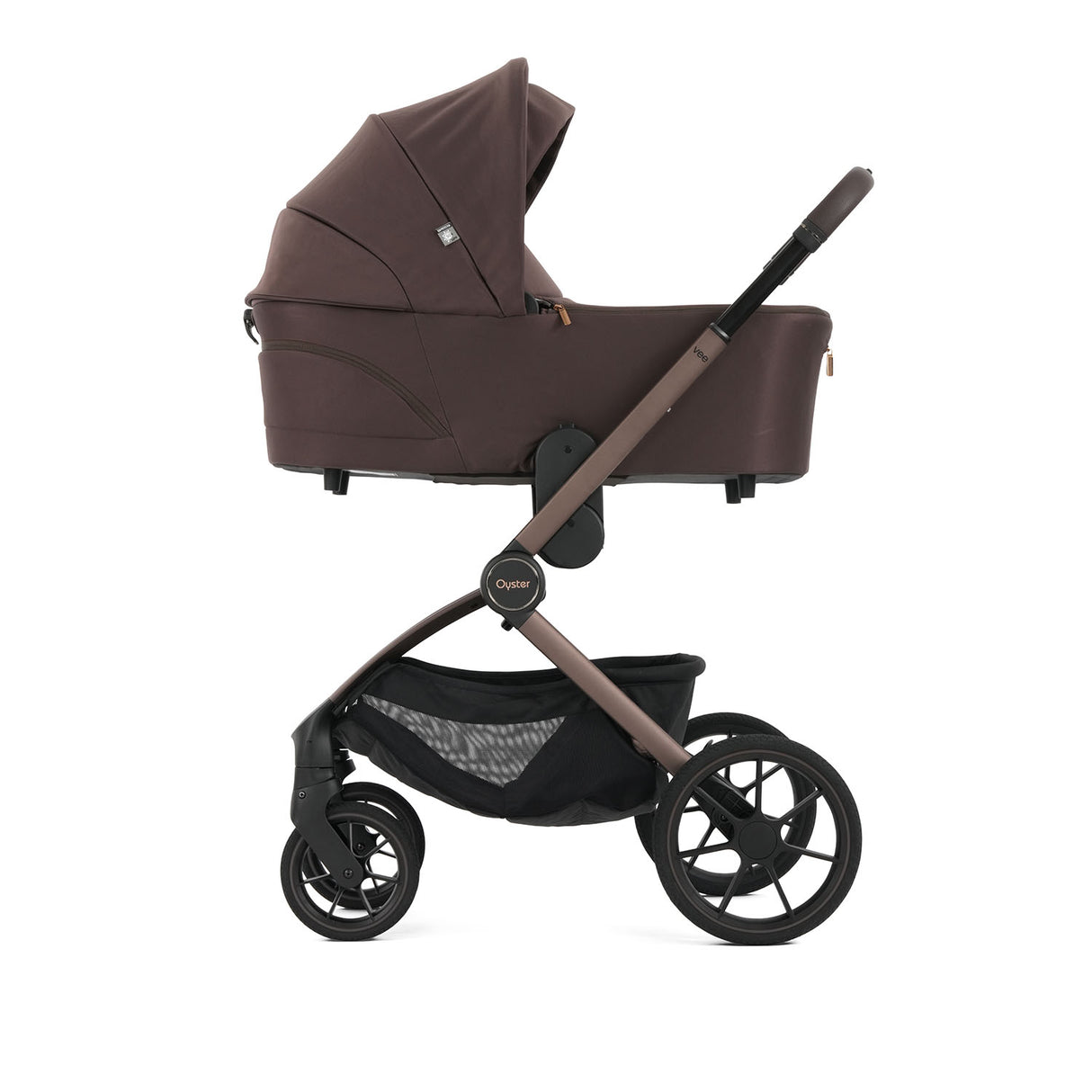 Oyster Vee Pushchair & Accessory Bundle - Chocolate
