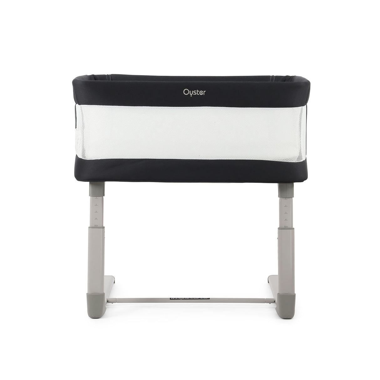 BabyStyle Oyster Home Wiggle Dropside Co-Sleeper Crib - Carbonite