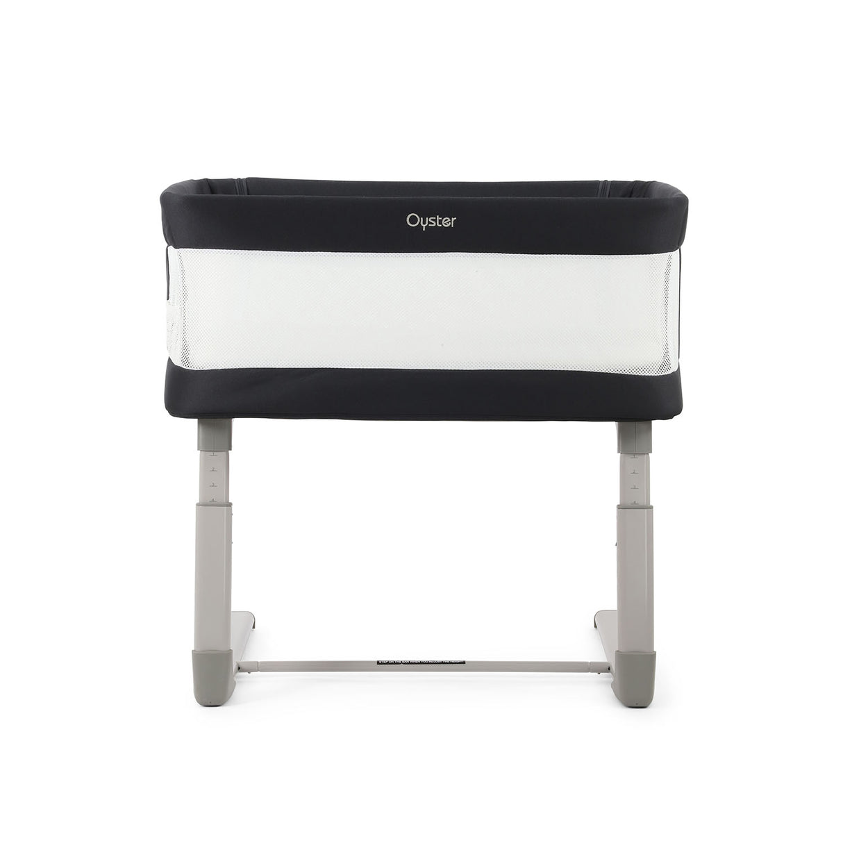 BabyStyle Oyster Home Wiggle Dropside Co-Sleeper Crib - Carbonite