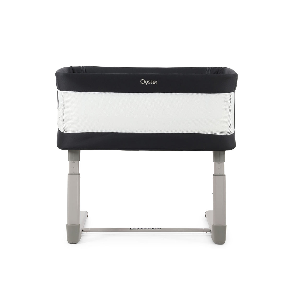 BabyStyle Oyster Home Wiggle Dropside Co-Sleeper Crib - Carbonite