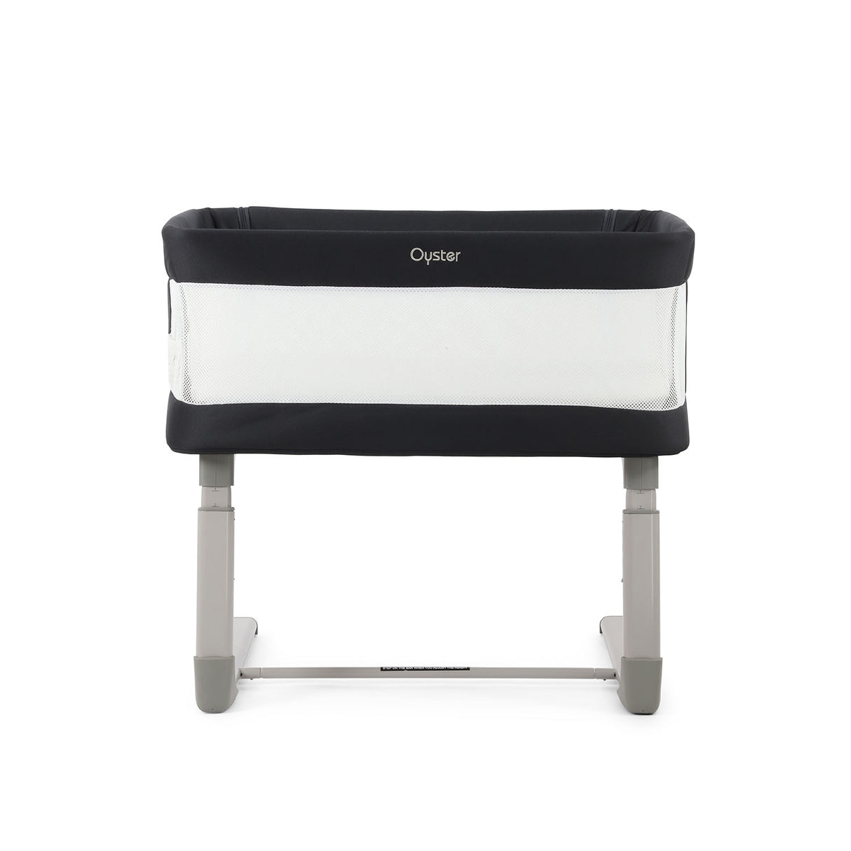 BabyStyle Oyster Home Wiggle Dropside Co-Sleeper Crib - Carbonite