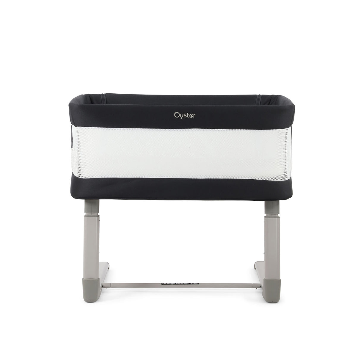 BabyStyle Oyster Home Wiggle Dropside Co-Sleeper Crib - Carbonite