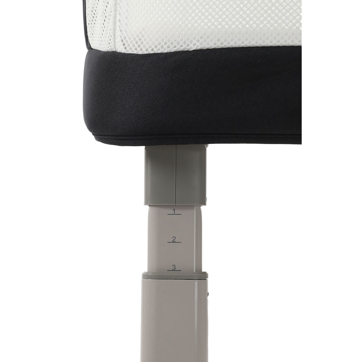 BabyStyle Oyster Home Wiggle Dropside Co-Sleeper Crib - Carbonite