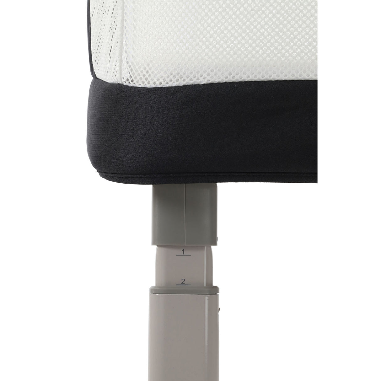 BabyStyle Oyster Home Wiggle Dropside Co-Sleeper Crib - Carbonite