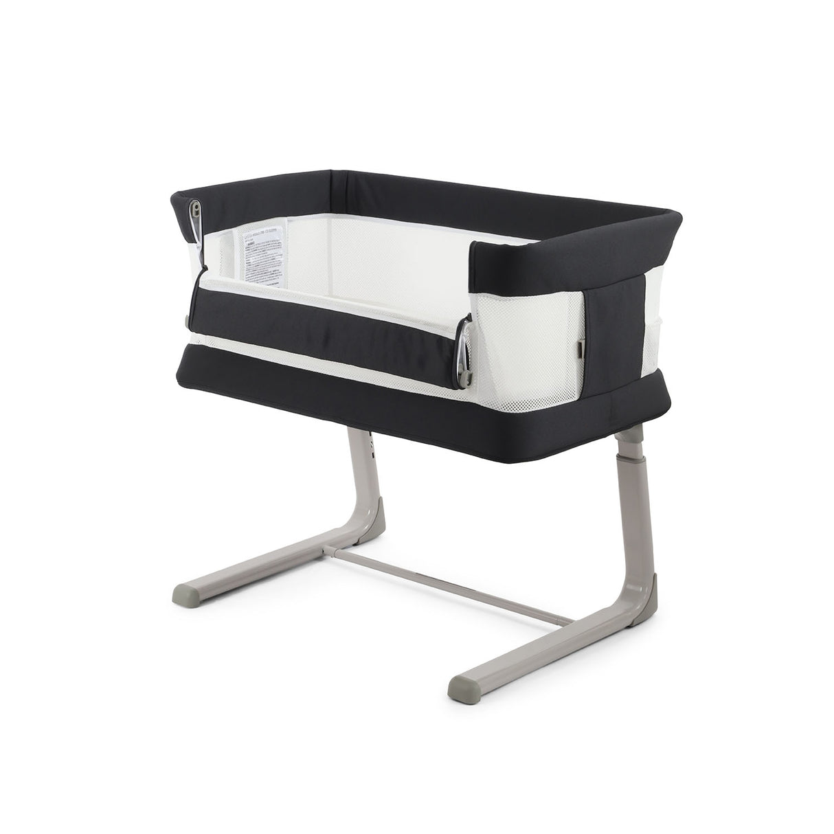 BabyStyle Oyster Home Wiggle Dropside Co-Sleeper Crib - Carbonite
