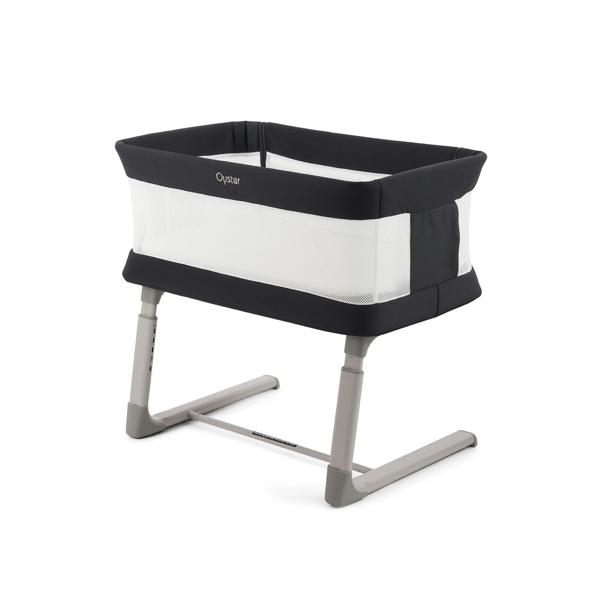 BabyStyle Oyster Home Wiggle Dropside Co-Sleeper Crib - Carbonite