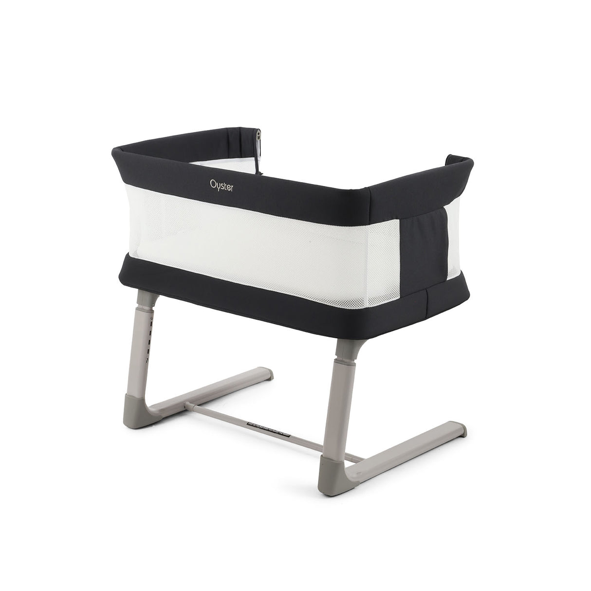 BabyStyle Oyster Home Wiggle Dropside Co-Sleeper Crib - Carbonite