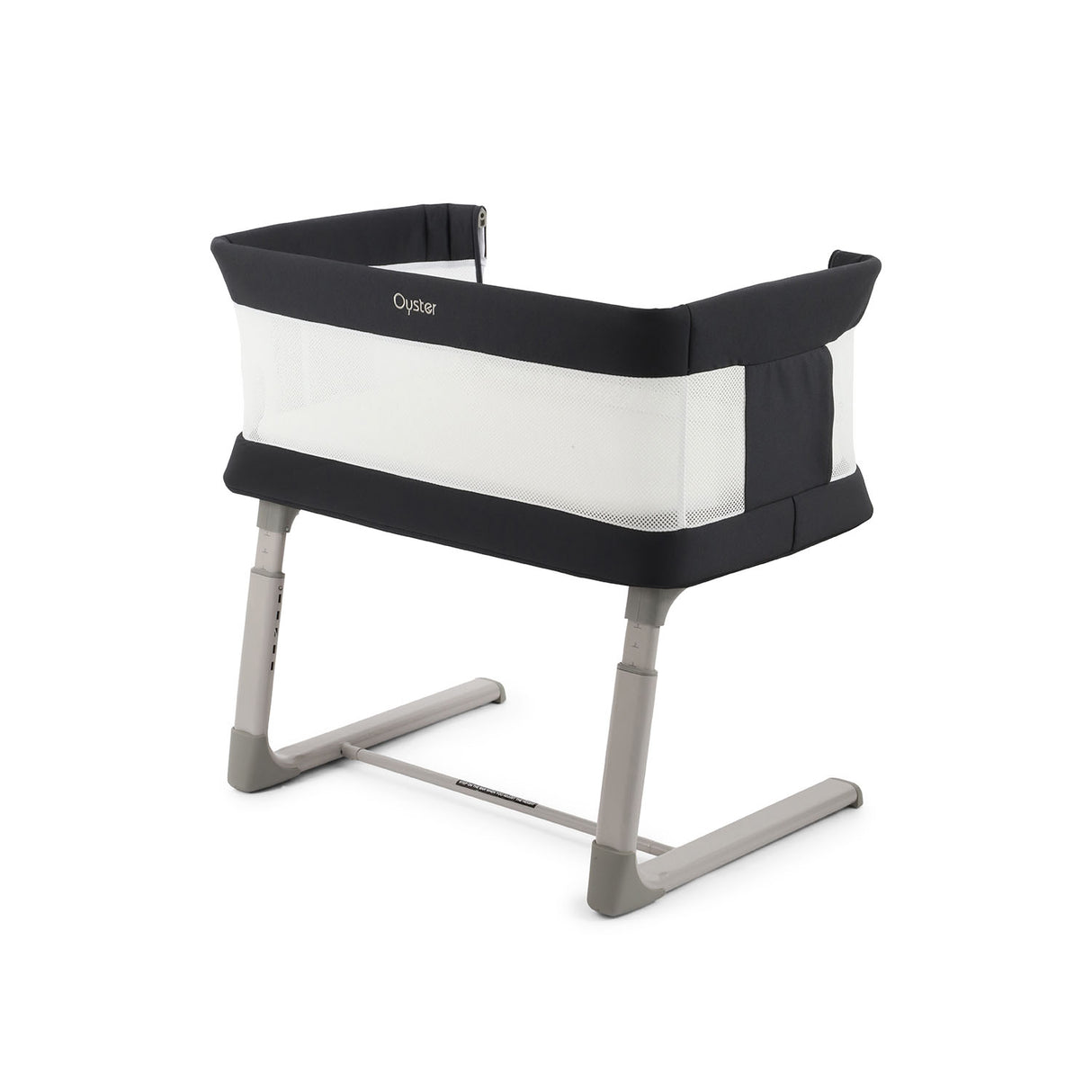 BabyStyle Oyster Home Wiggle Dropside Co-Sleeper Crib - Carbonite