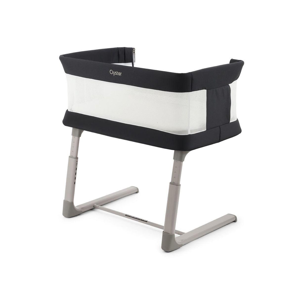 BabyStyle Oyster Home Wiggle Dropside Co-Sleeper Crib - Carbonite