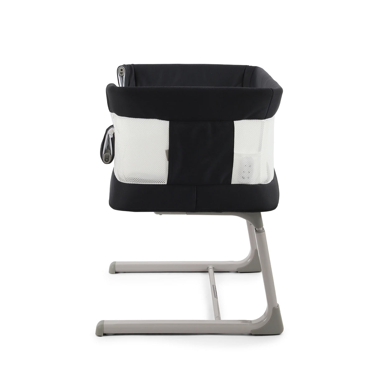 BabyStyle Oyster Home Wiggle Dropside Co-Sleeper Crib - Carbonite