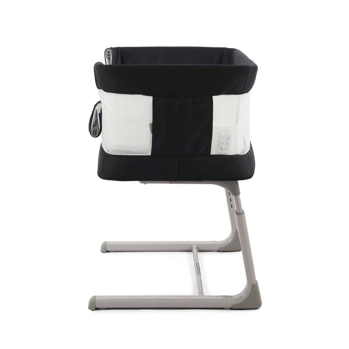 BabyStyle Oyster Home Wiggle Dropside Co-Sleeper Crib - Carbonite