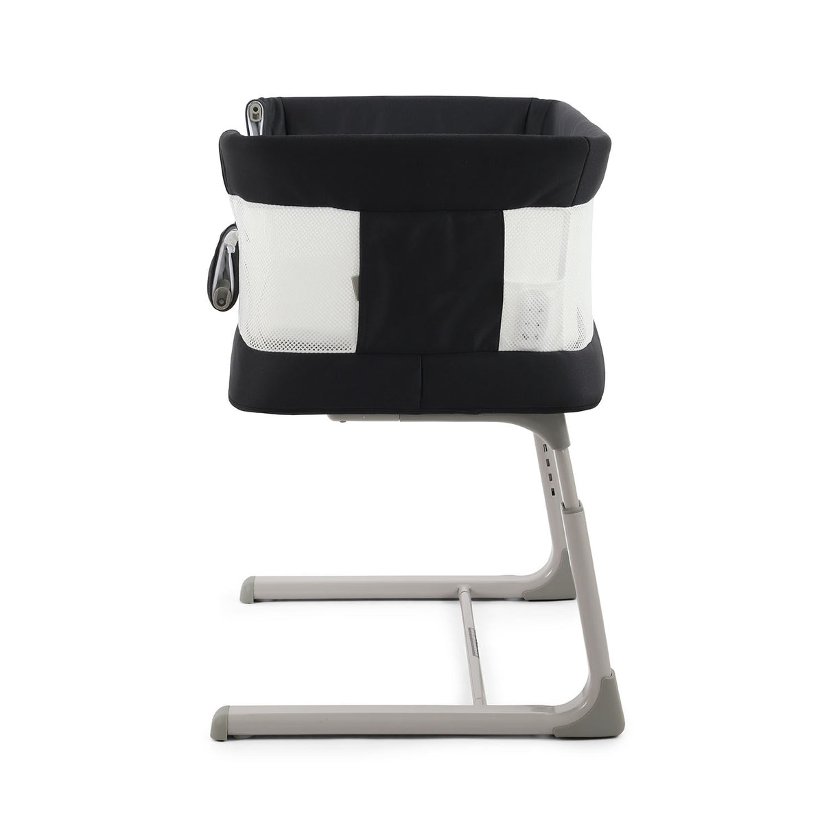 BabyStyle Oyster Home Wiggle Dropside Co-Sleeper Crib - Carbonite