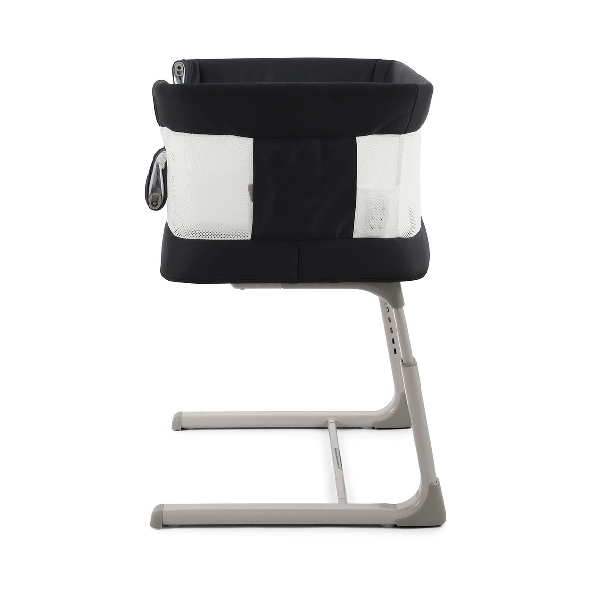 BabyStyle Oyster Home Wiggle Dropside Co-Sleeper Crib - Carbonite