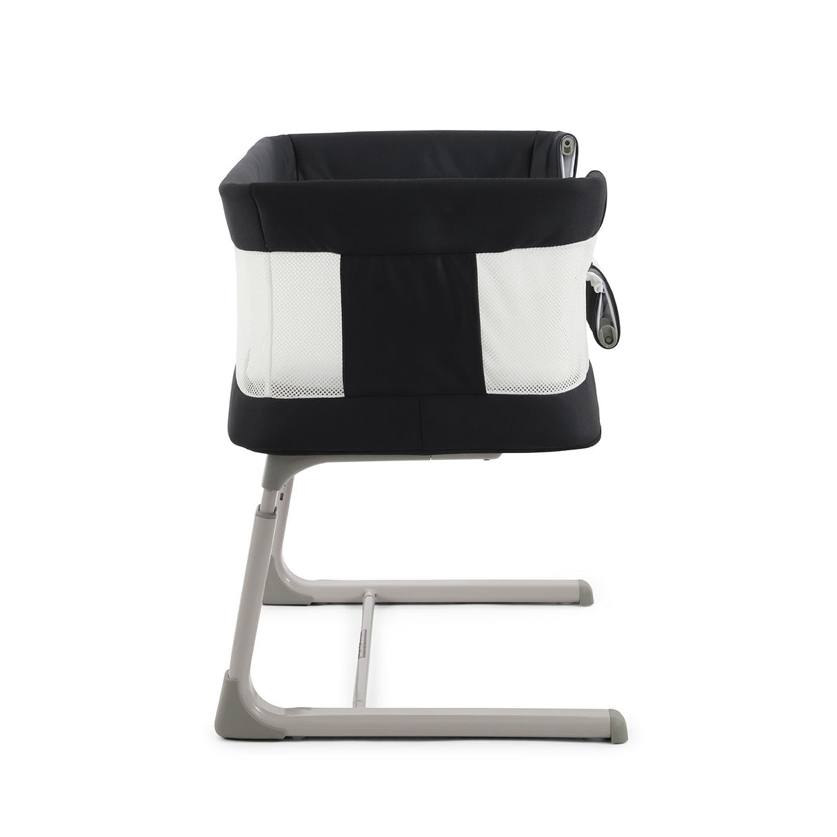 BabyStyle Oyster Home Wiggle Dropside Co-Sleeper Crib - Carbonite