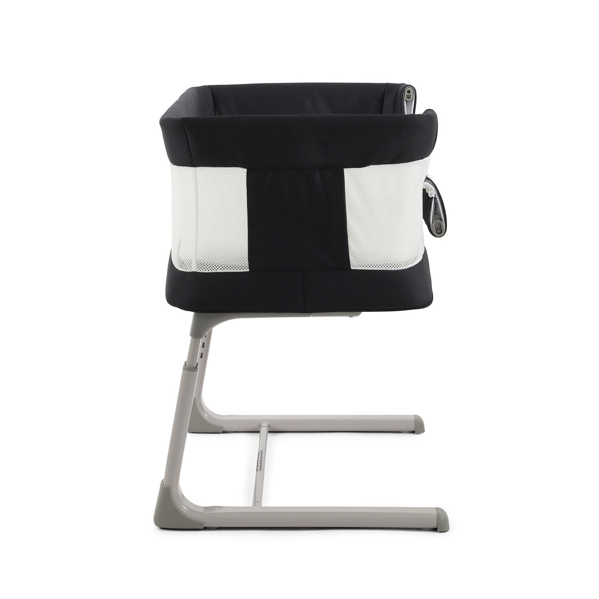 BabyStyle Oyster Home Wiggle Dropside Co-Sleeper Crib - Carbonite