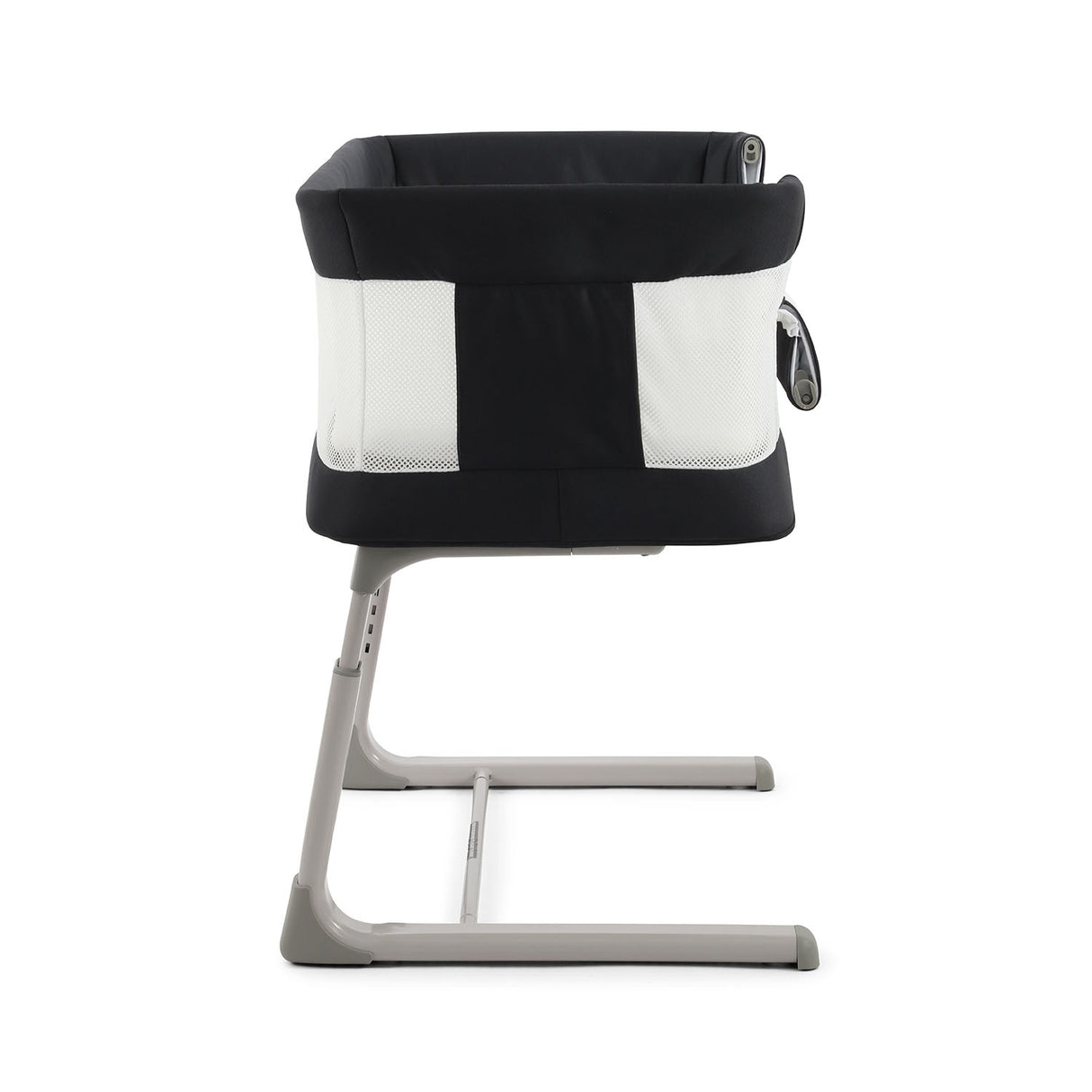 BabyStyle Oyster Home Wiggle Dropside Co-Sleeper Crib - Carbonite