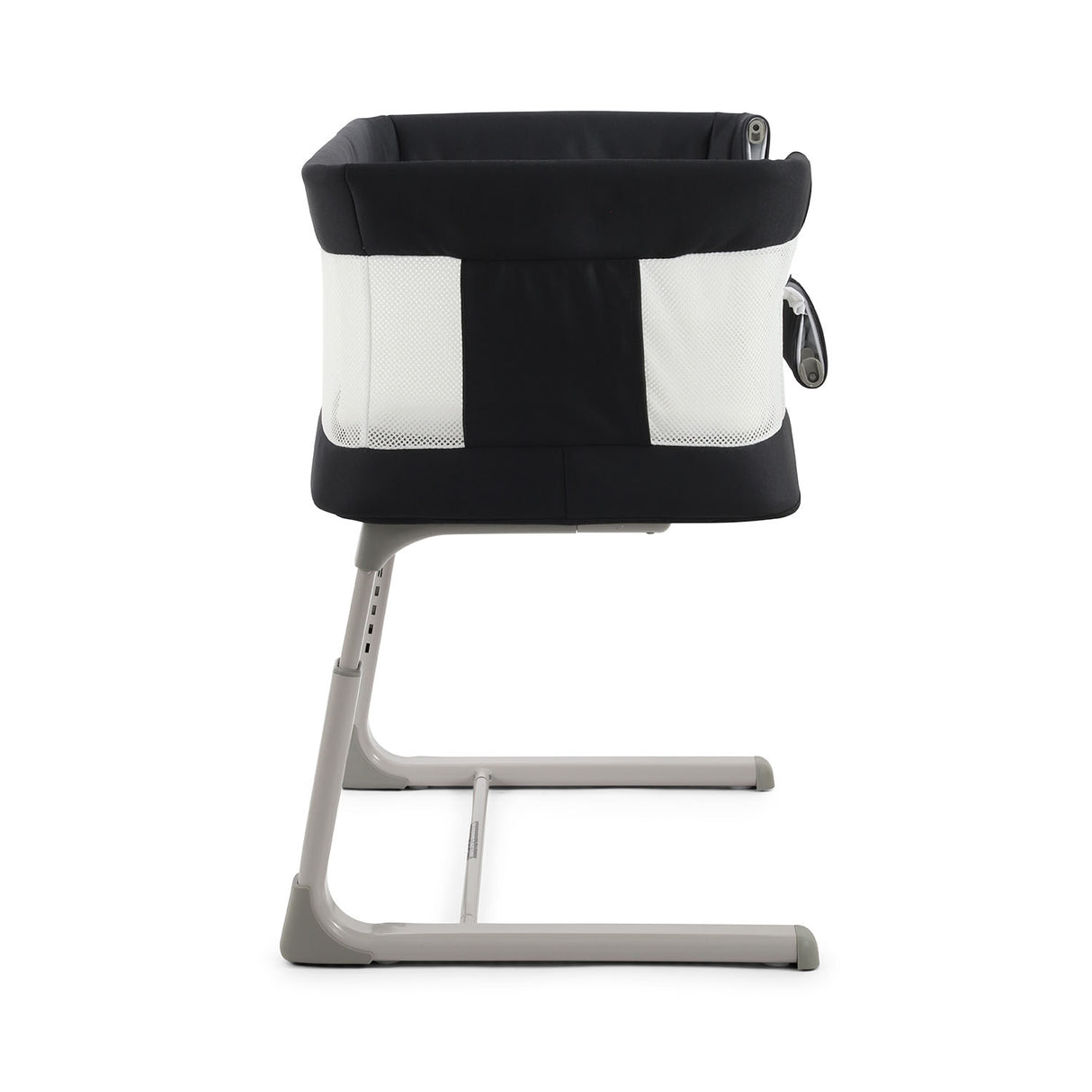 BabyStyle Oyster Home Wiggle Dropside Co-Sleeper Crib - Carbonite