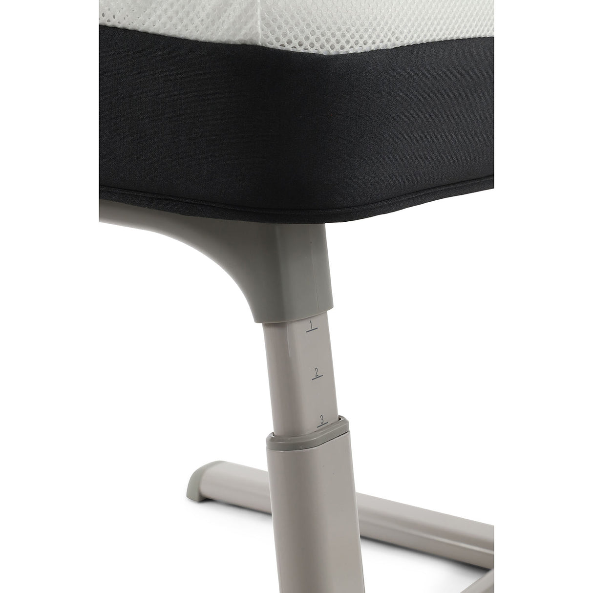 BabyStyle Oyster Home Wiggle Dropside Co-Sleeper Crib - Carbonite