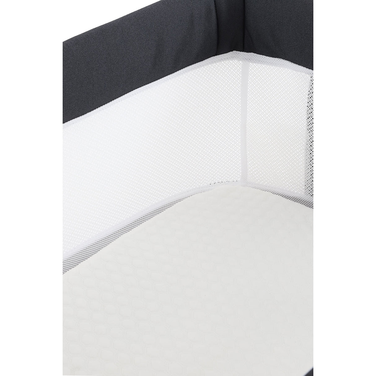 BabyStyle Oyster Home Wiggle Dropside Co-Sleeper Crib - Carbonite