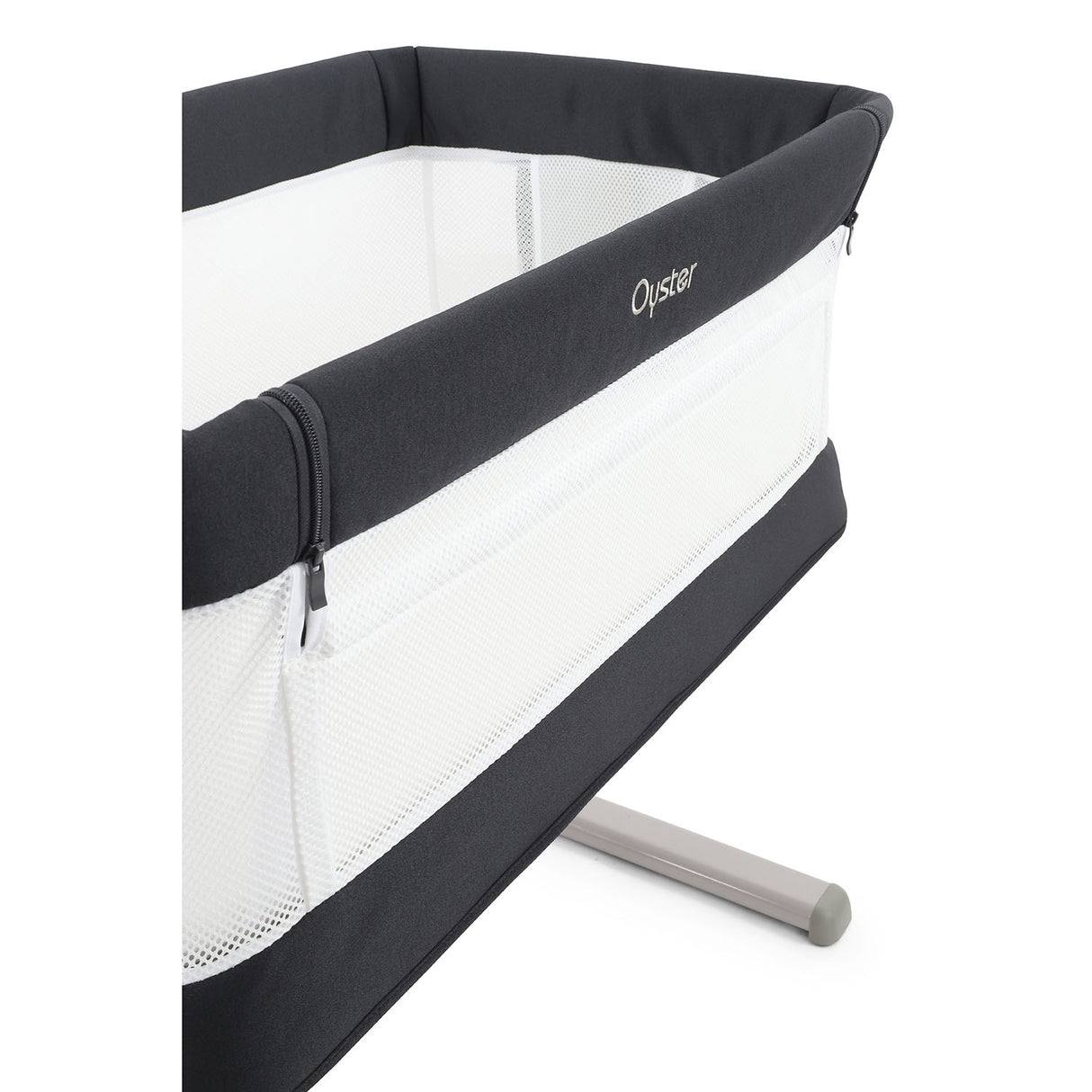 BabyStyle Oyster Home Wiggle Dropside Co-Sleeper Crib - Carbonite