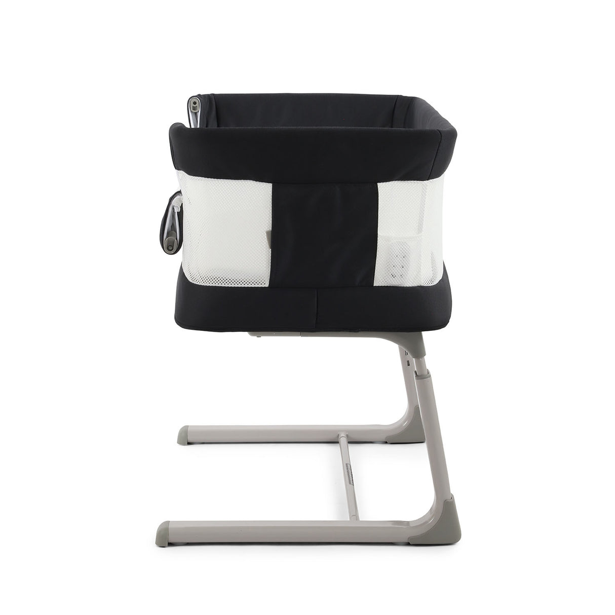 BabyStyle Oyster Home Wiggle Dropside Co-Sleeper Crib - Carbonite