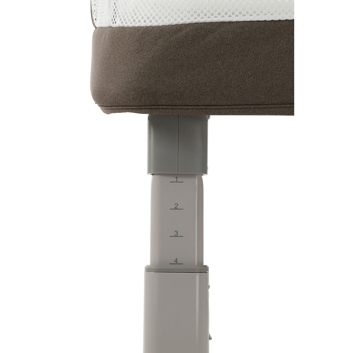 BabyStyle Oyster Home Wiggle Dropside Co-Sleeper Crib - Mink