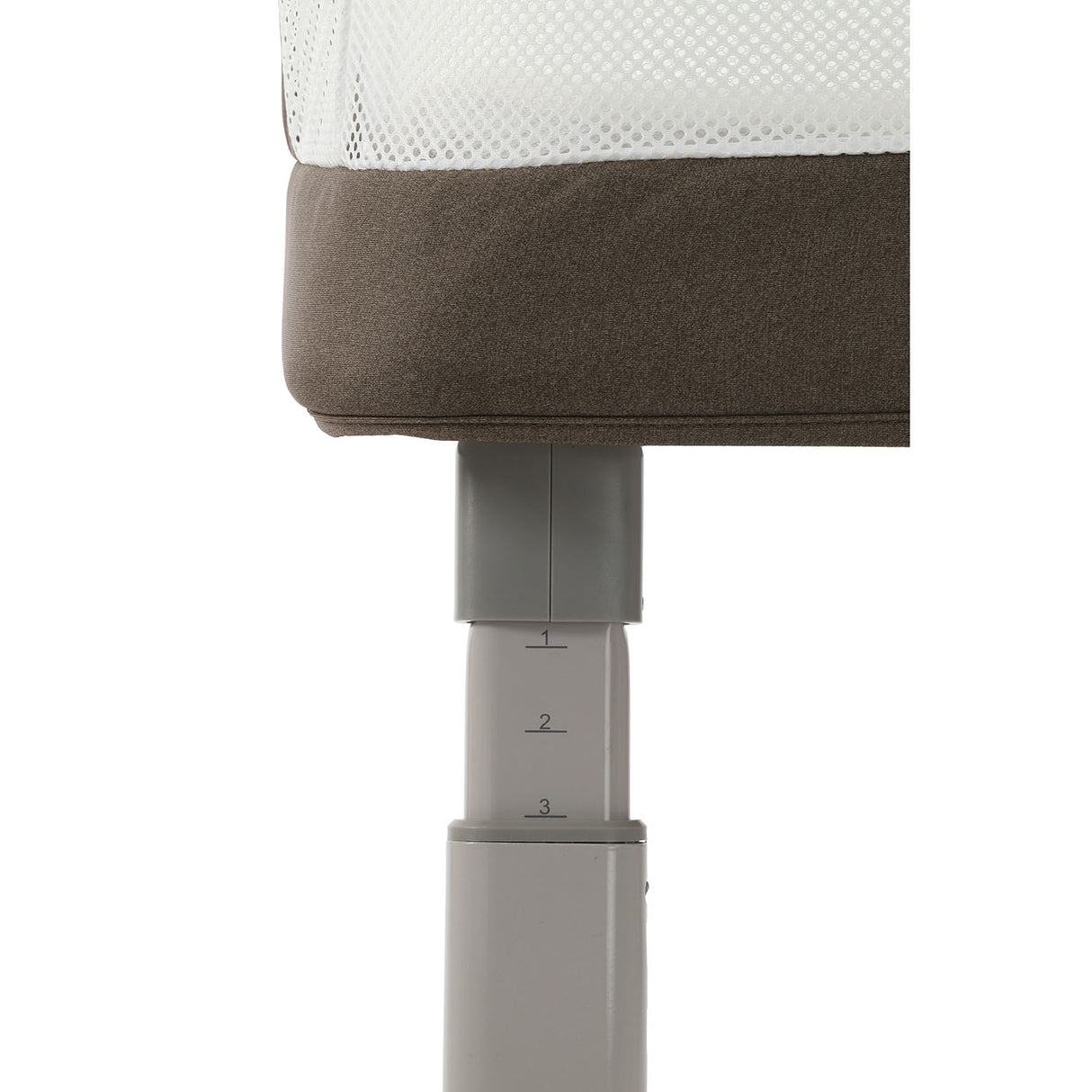 BabyStyle Oyster Home Wiggle Dropside Co-Sleeper Crib - Mink