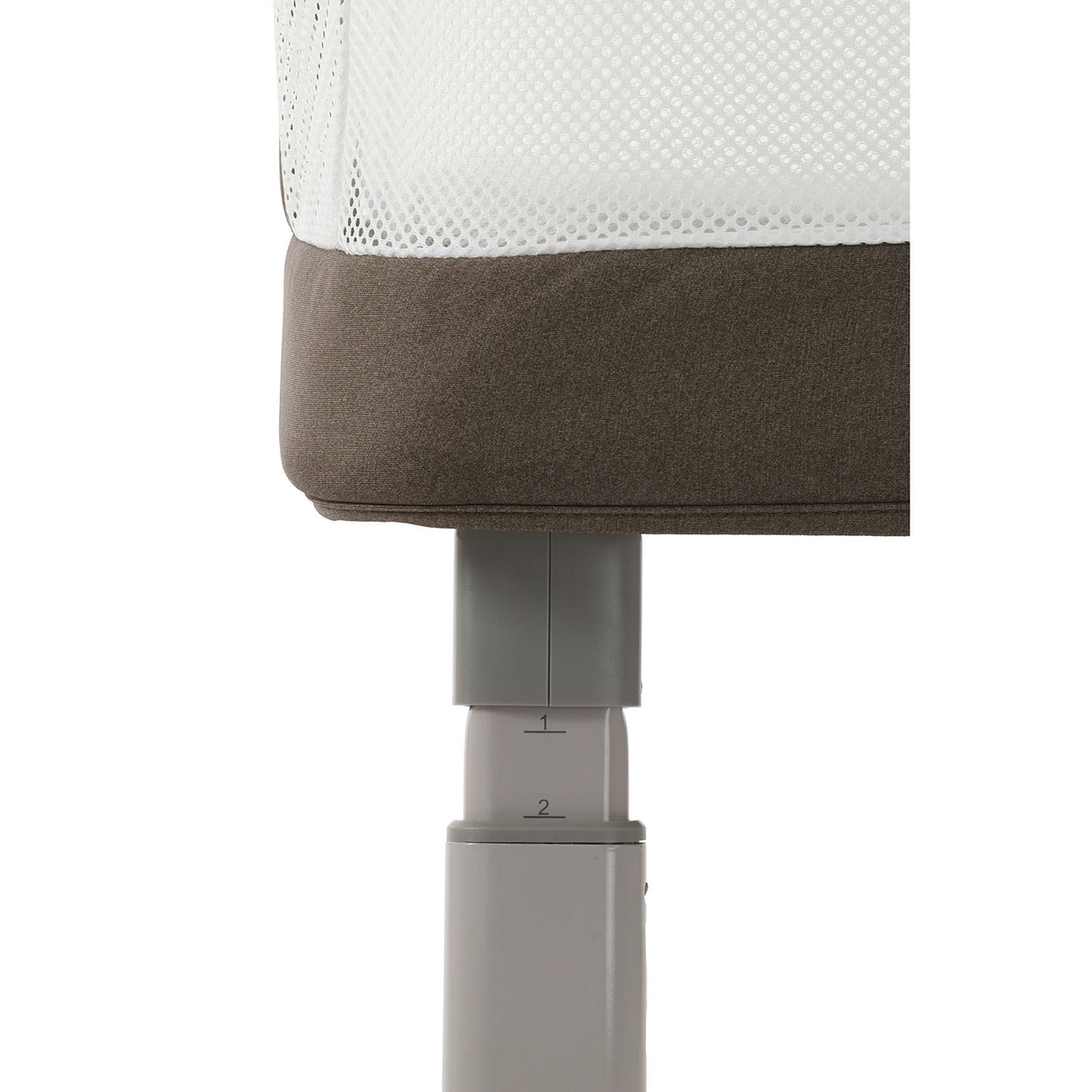 BabyStyle Oyster Home Wiggle Dropside Co-Sleeper Crib - Mink