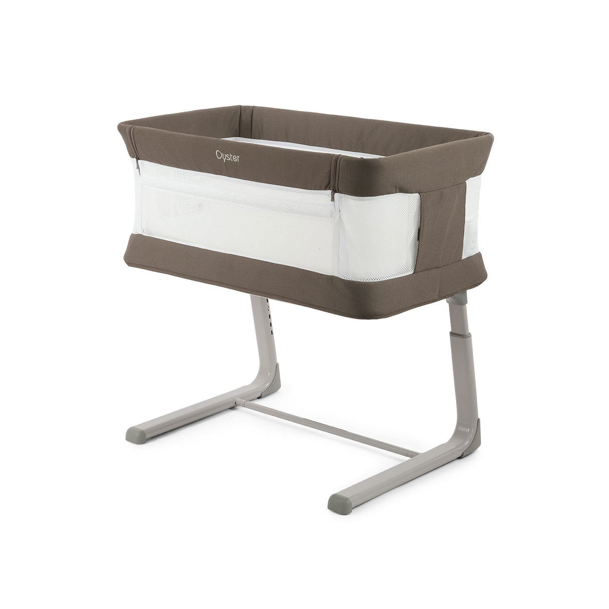 BabyStyle Oyster Home Wiggle Dropside Co-Sleeper Crib - Mink