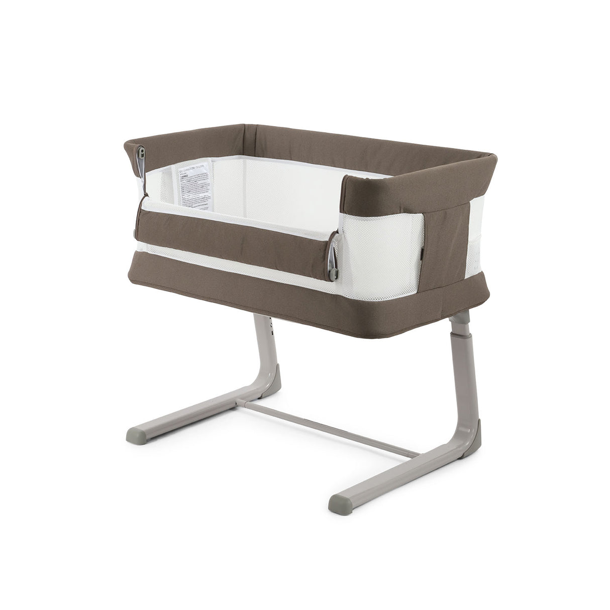 BabyStyle Oyster Home Wiggle Dropside Co-Sleeper Crib - Mink